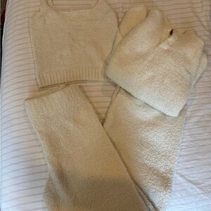 SKIMS cozy knit 3-piece set
